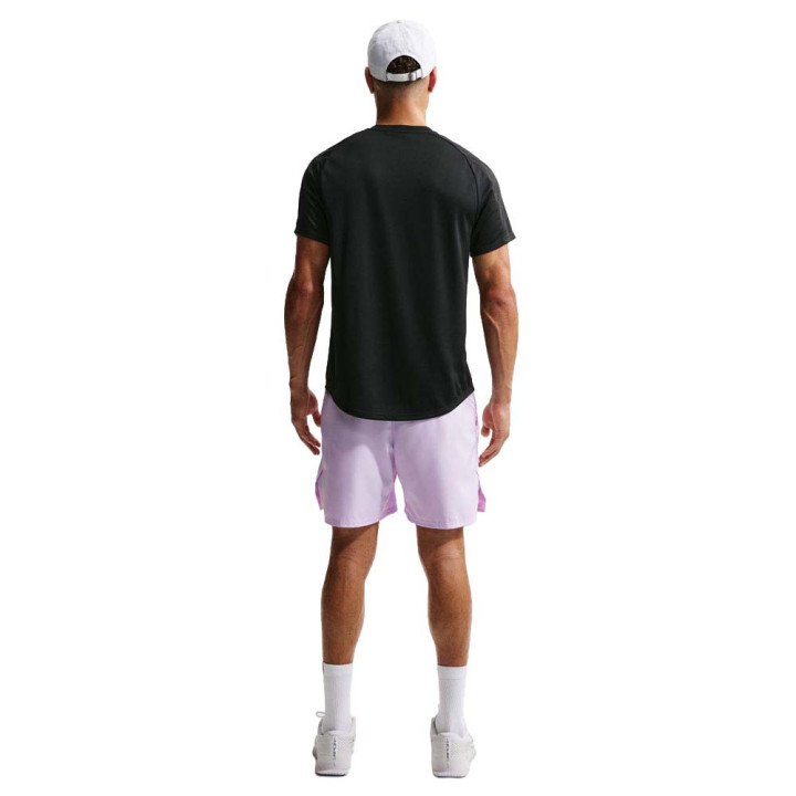 Nike Court Victory Short Tennis Violet Mist Nero Uomo