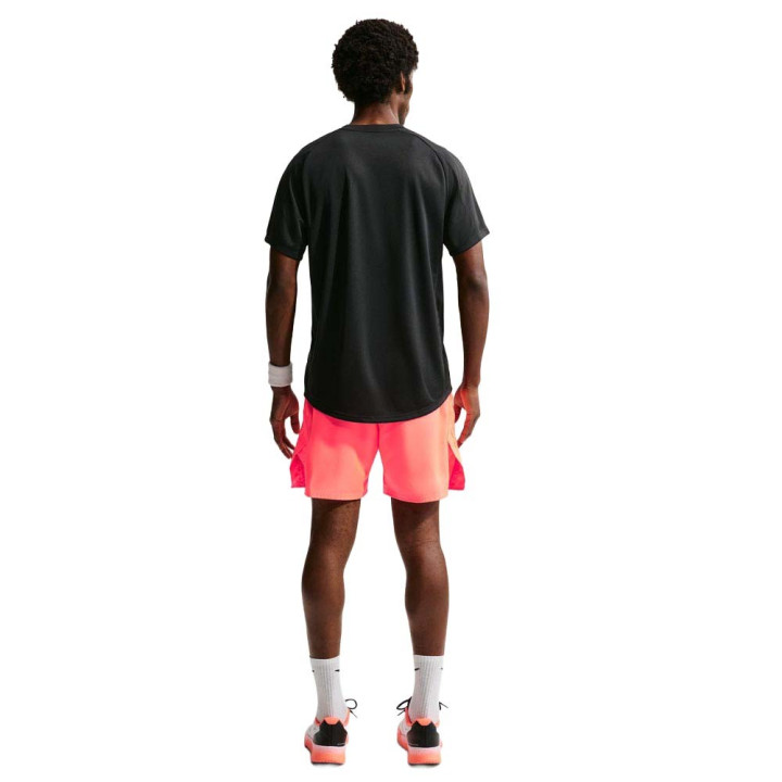 Nike Court Victory Short Tennis Hot Lava Nero Uomo