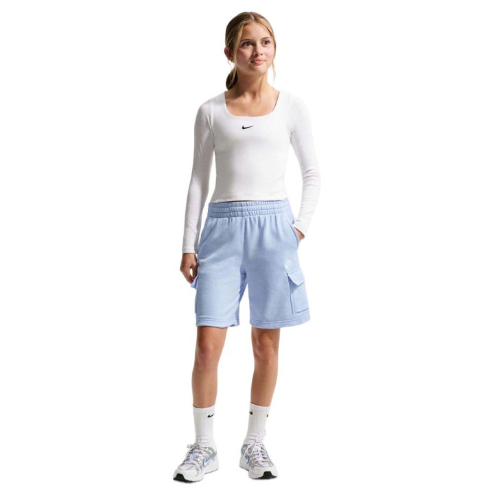 Nike Sportswear Club Shorts Sportivi Cargo Azzurro Bambino