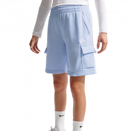 Nike Sportswear Club Shorts Sportivi Cargo Azzurro Bambino