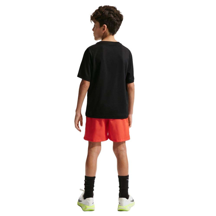 Nike Multi T-Shirt Palestra Logo Nero Bambino