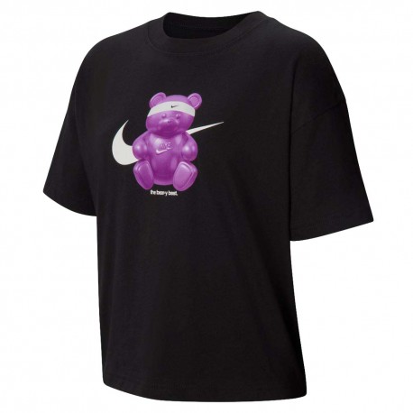 Nike Sportswear T-Shirt Palestra Fantasia Nero Bambina