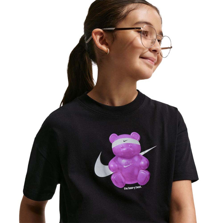 Nike Sportswear T-Shirt Palestra Fantasia Nero Bambina