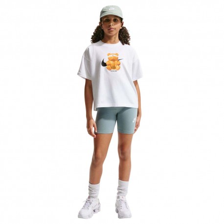 Nike Sportswear T-Shirt Palestra Fantasia Bianco Bambina