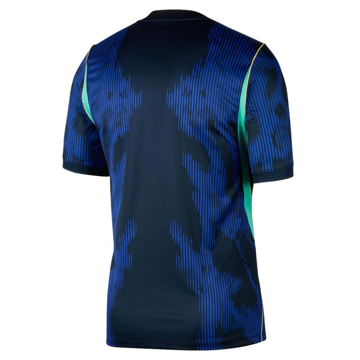 Nike Brazil 2026 Stadium Away Maglia Maniche Corte Blu Nero Uomo