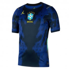 Brazil 2026 Stadium Away Maglia Maniche Corte blu nero