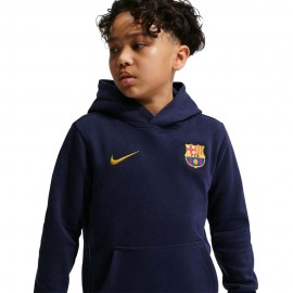 Fc Barcelona Club Felpa Con Cappuccio blu giallo