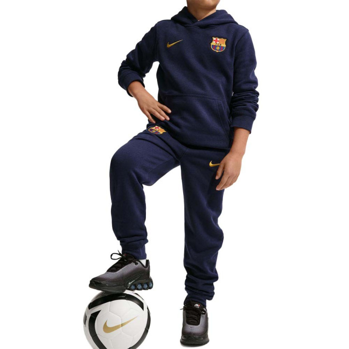 Nike Pantaloni Allenamento Calcio Fcb Club Nero Blu Giallo Bambino