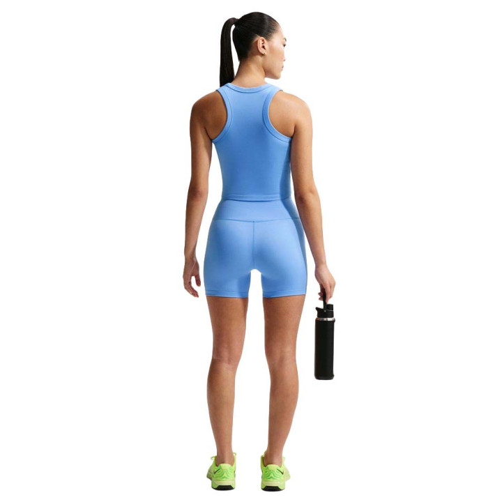 Nike One Fitted Canotta Palestra Azzurro Donna