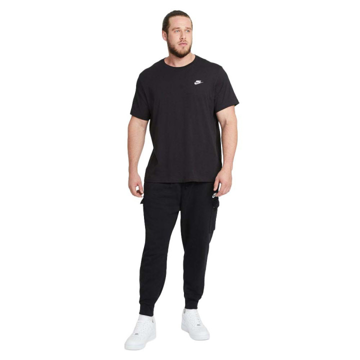 Nike Sportswear Club Maglietta Palestra Logo Piccolo Nero Uomo