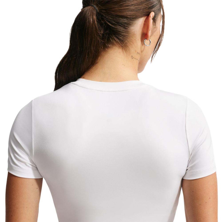 Nike One Fitted Maglietta Palestra Bianco Donna