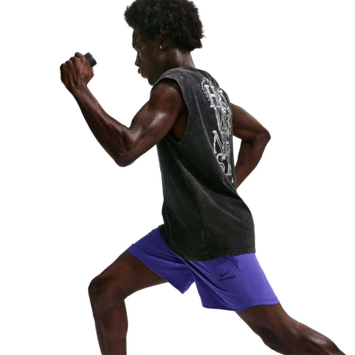Nike Pro Training Shorts Sportivi Viola Uomo