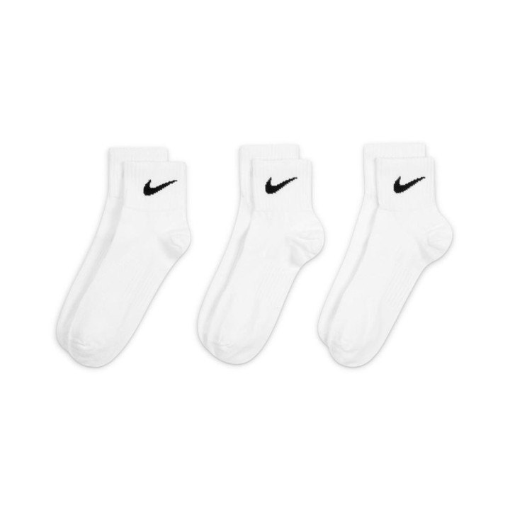 Nike Calza Quarter Performance Tris Pack Nero