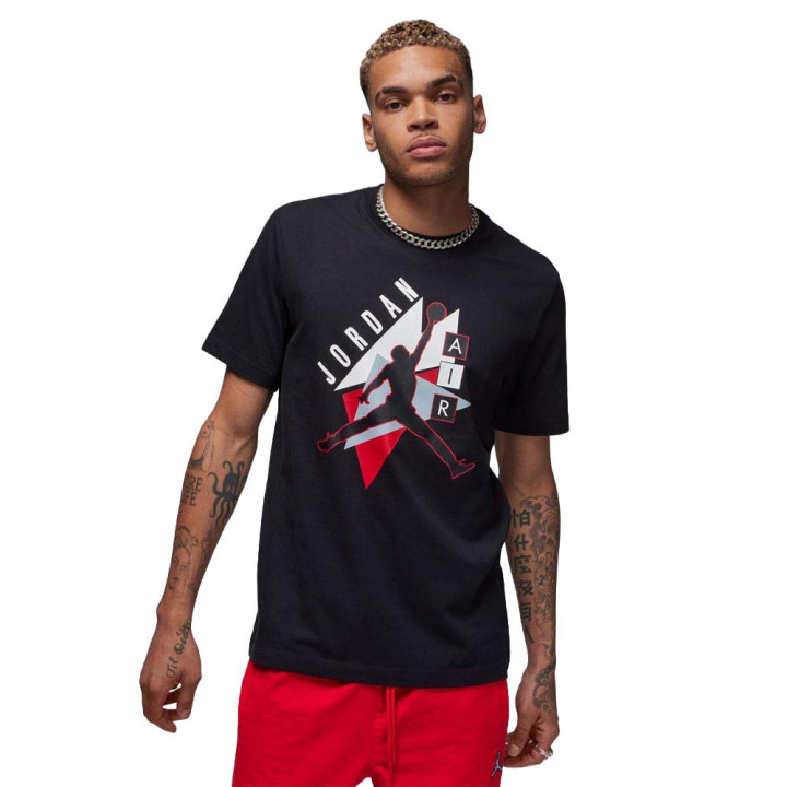 Nike Jordan Brand T-Shirt Logo Nero Uomo