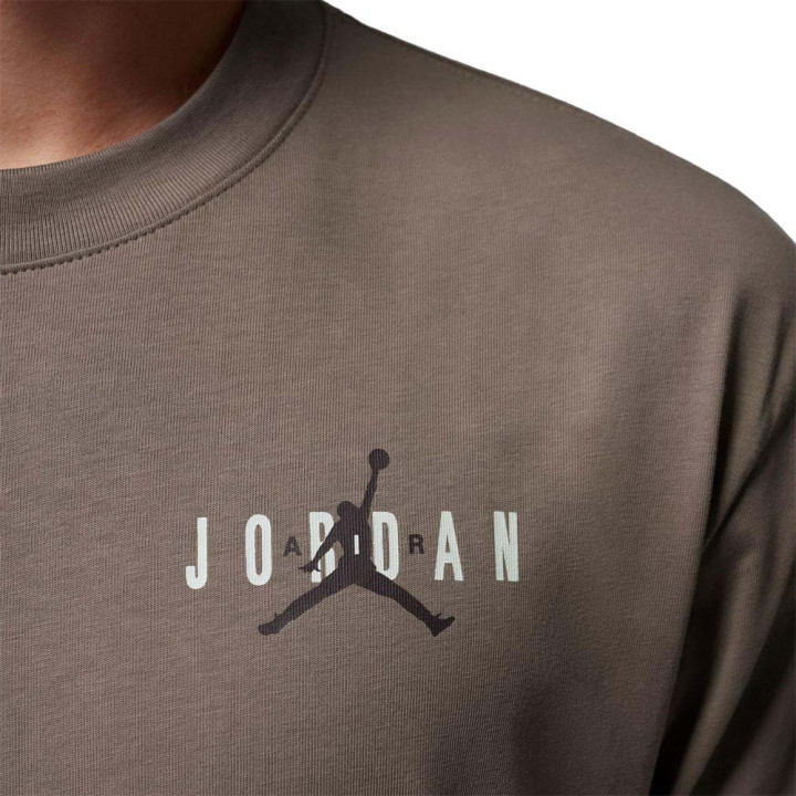 Nike Jordan Brooklyn T-Shirt Logo Moro Uomo
