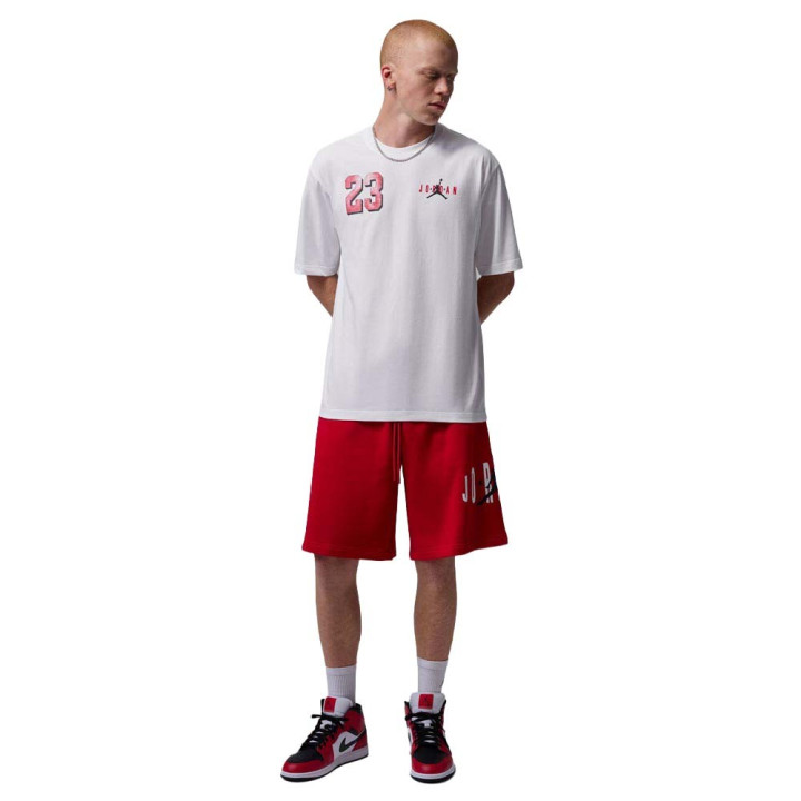 Nike Jordan Brooklyn T-Shirt Logo Bianco Uomo