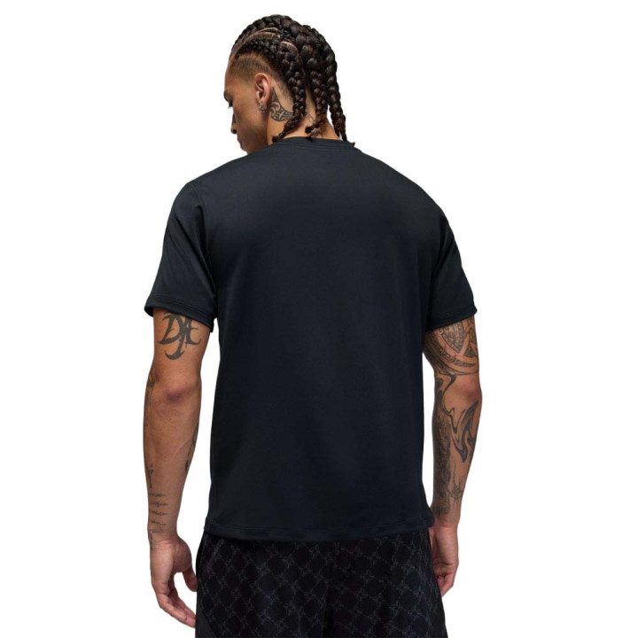 Nike T-Shirt Logo Centrale Nero Uomo