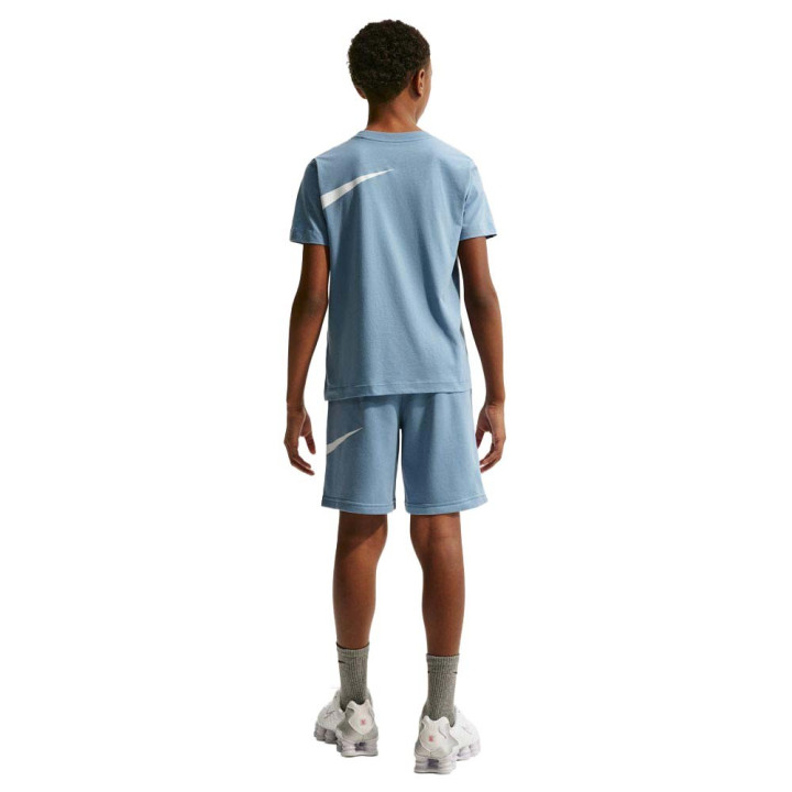 Nike Sportswear Club Shorts Sportivi Big Swoosh Azzurro Bambino