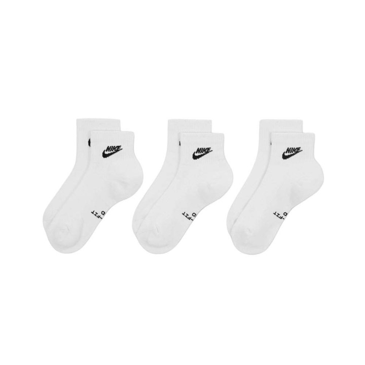 Nike Calza Quarter Logo Bianco