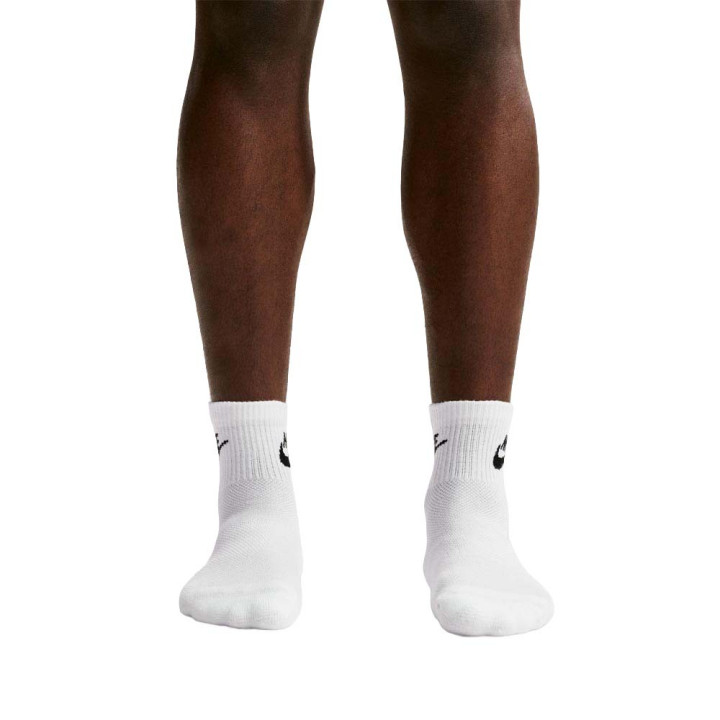 Nike Calza Quarter Logo Bianco