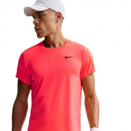 Court Victory T-Shirt Tennis Hot Lava nero