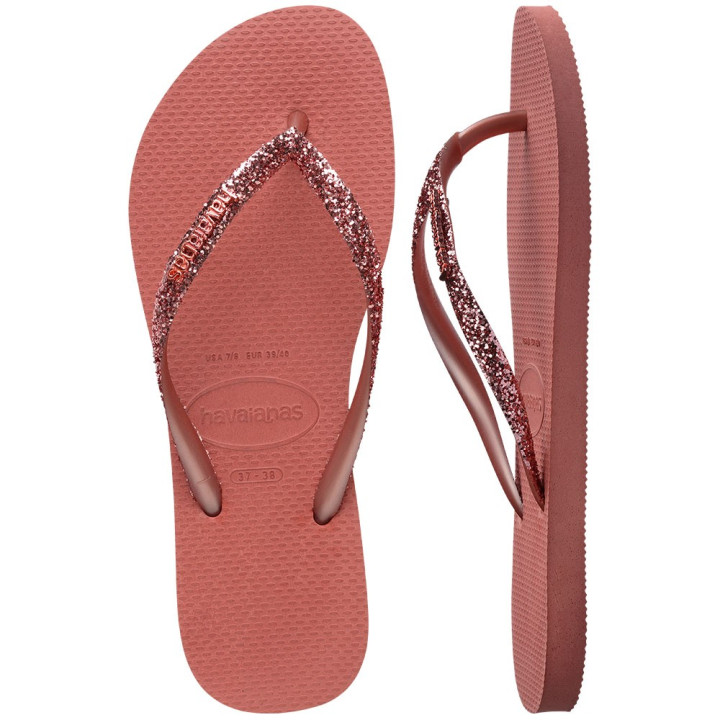 Havaianas Slim Glitter 2 Rosa - Infradito Mare Donna