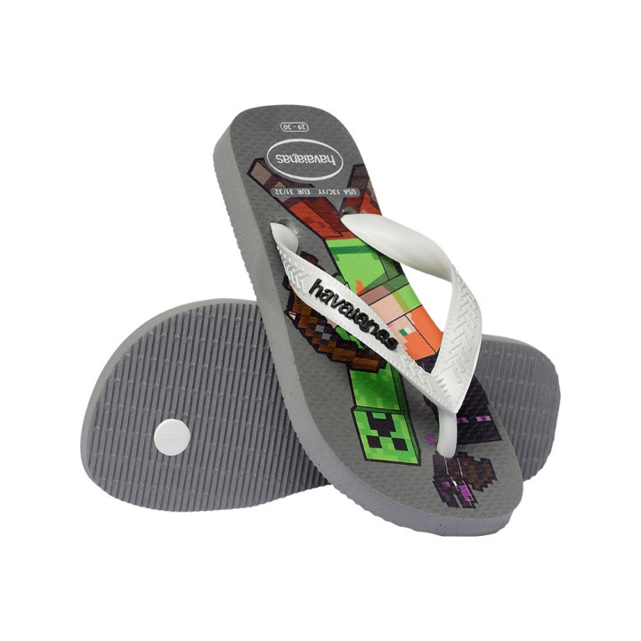 Havaianas Minecraft Grigio - Infradito Mare Bambino