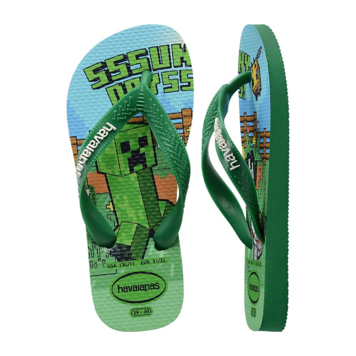 Havaianas Minecraft Verde - Infradito Mare Bambino