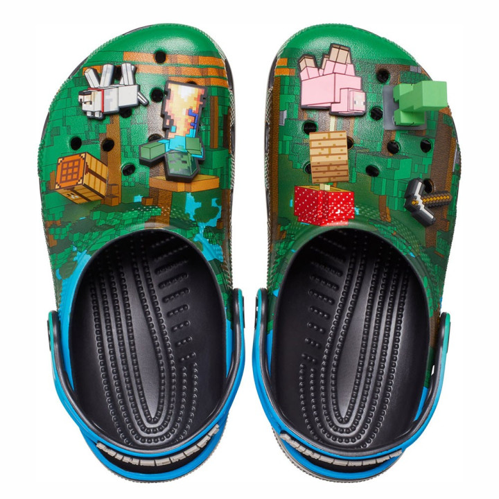 Crocs Glog Minecraft Verde - Sandalo Bambino