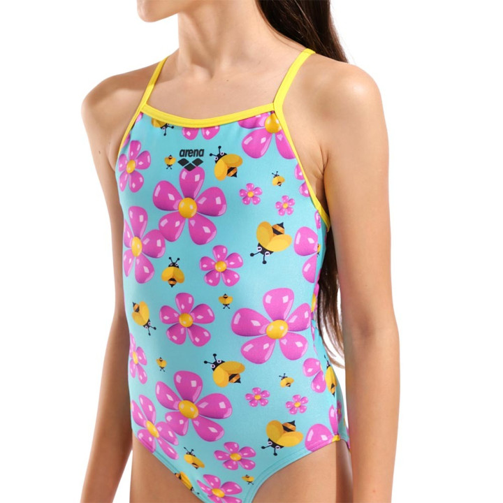 Arena Costume Intero Piscina Spring Api Water Multi Bambina