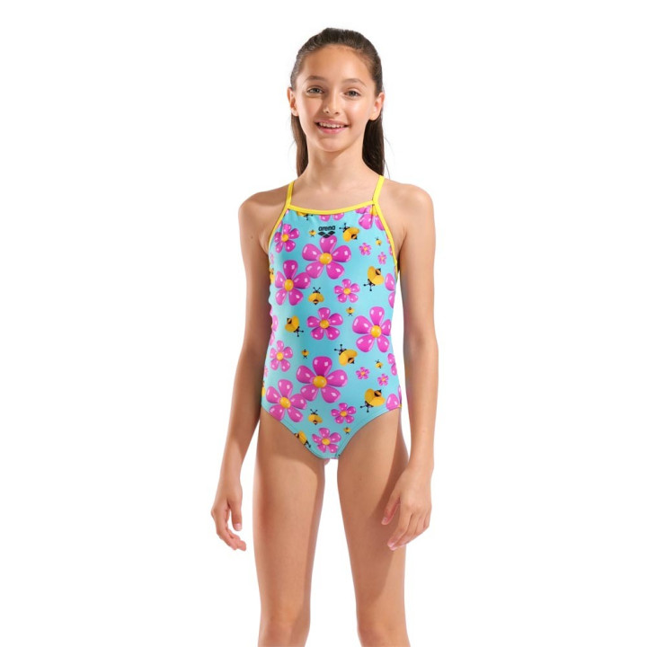 Arena Costume Intero Piscina Spring Api Water Multi Bambina