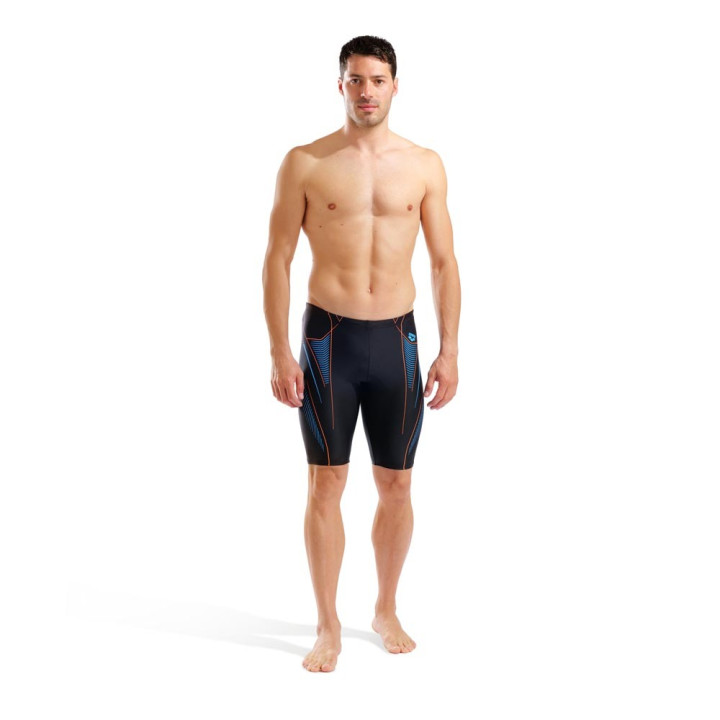 Arena Pantaloncini Nuoto Neao Stream Nero Arancio Uomo