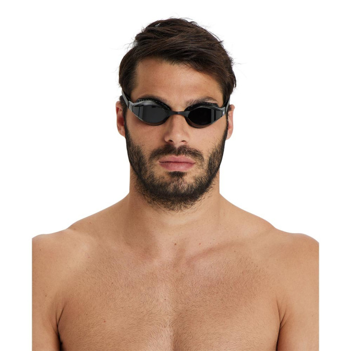 Arena Occhialini Nuoto Sr Airspeed Dark Smoke Nero Uomo