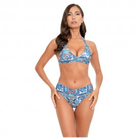 Bikni Triangolo Reversibile azzurro