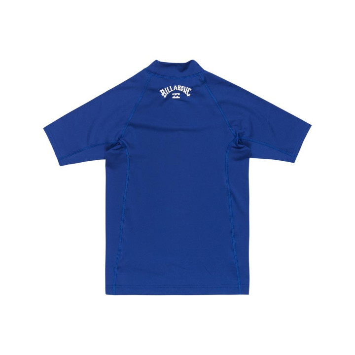 Billabong T-Shirt Uv Wave Rashguard Junior Denim Bambino