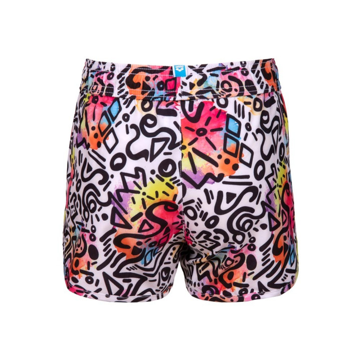 Arena Pantaloncini Mare Copricostume Bianco Bambina