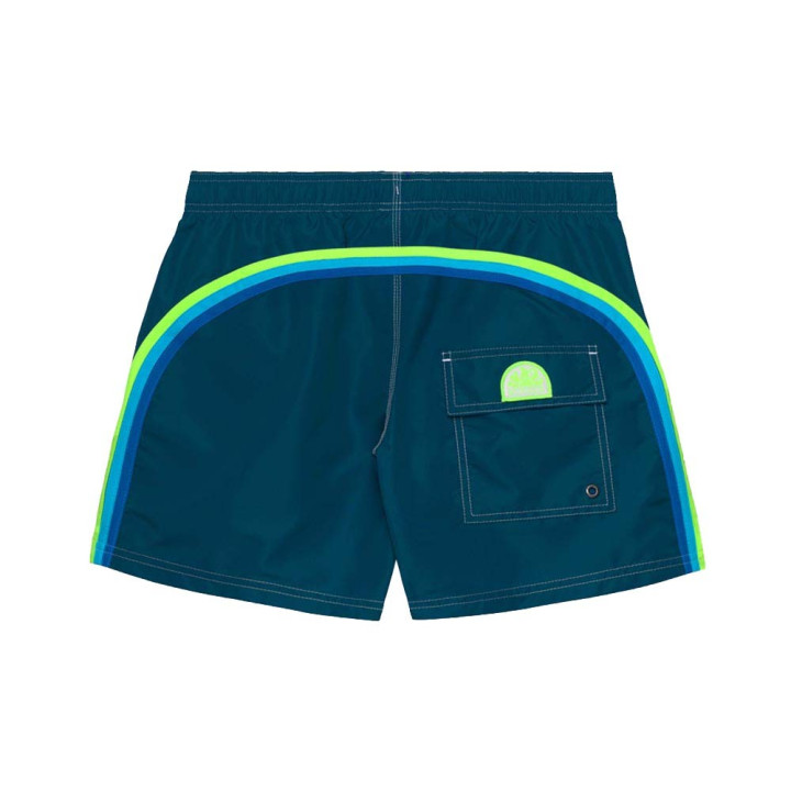 Sundek Costume Boxer Arcobaleno Tafta Verde Uomo