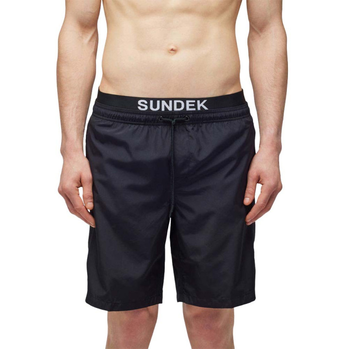 Sundek Costume Boxer Elastico Portalogo Nero Uomo