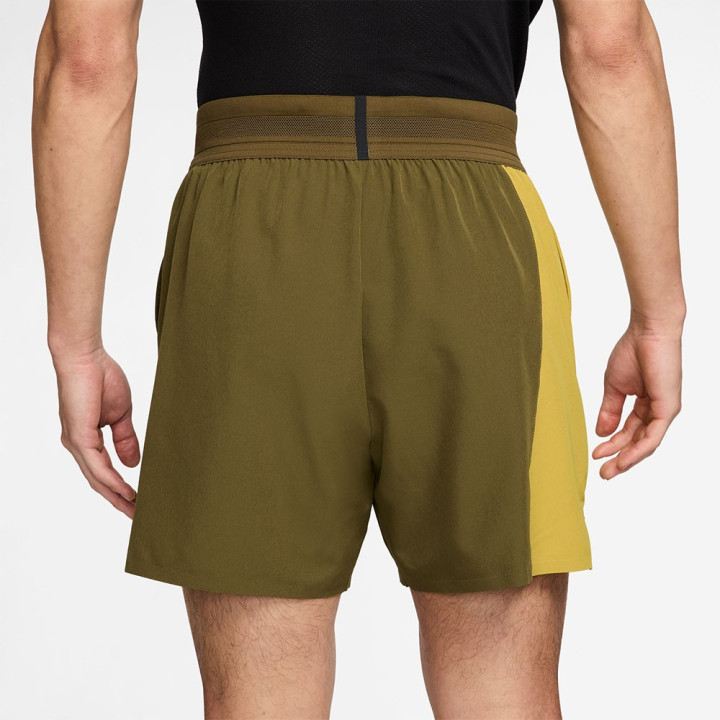 Nike Short Tennis Slam Ao 26 Sinner Olive Flak Saffron Quartz Uomo