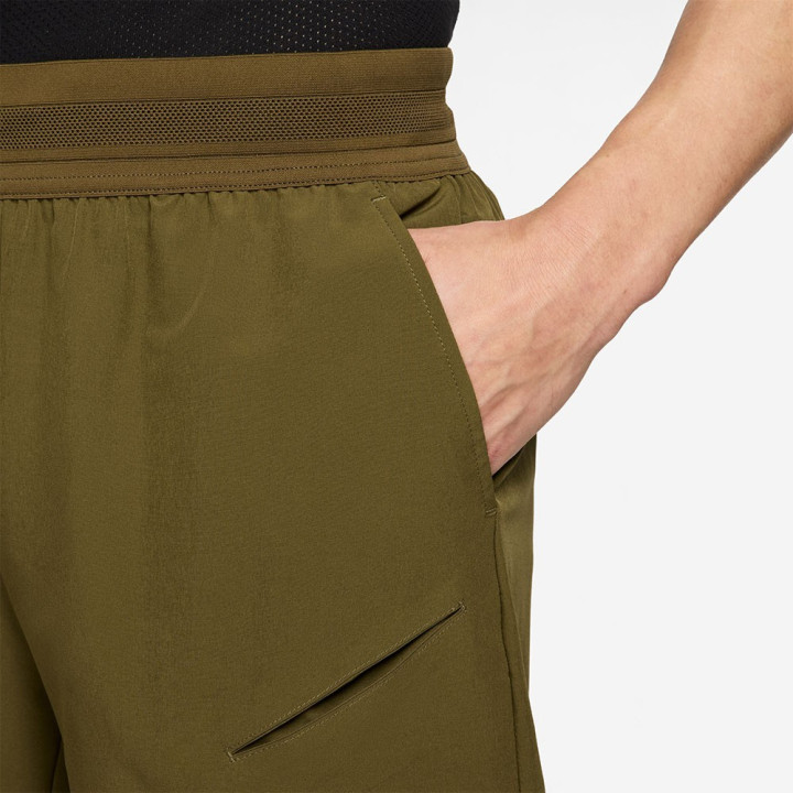 Nike Short Tennis Slam Ao 26 Sinner Olive Flak Saffron Quartz Uomo