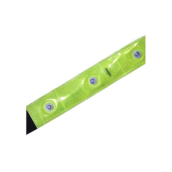 Salzmann Reflective Run Band  Giallo/Nero