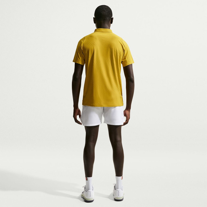 Nike Polo Tennis Slam Ao 26 Sinner Day Saffron Quartz Bianco Uomo