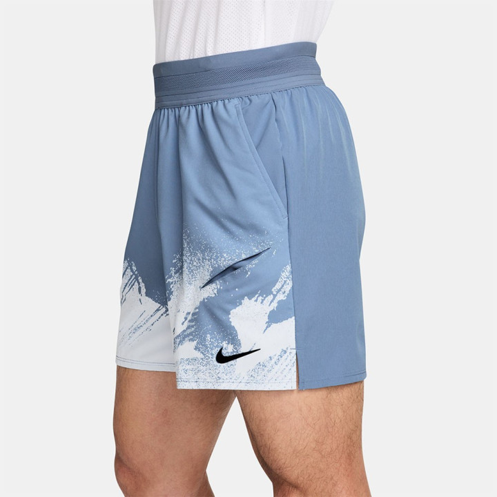 Nike Short Tennis Slam Roland Garros Sinner Bianco Azzurro Uomo