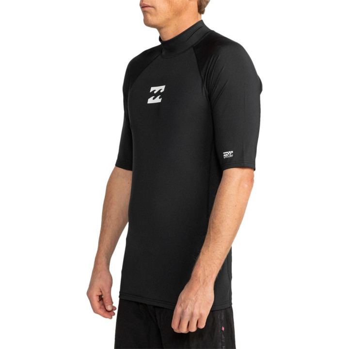 Billabong Maglia Protezione Uv Wave Rashguard Nero Uomo