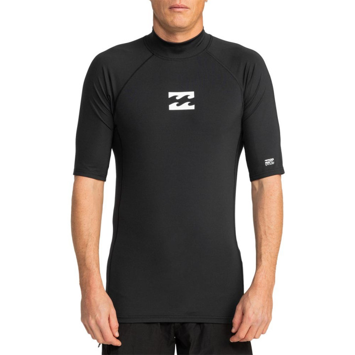 Billabong Maglia Protezione Uv Wave Rashguard Nero Uomo