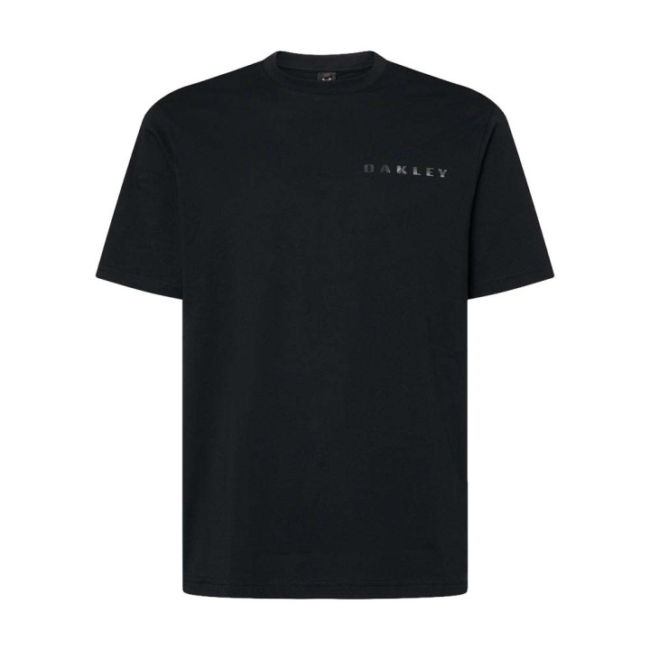 Oakley T-Shirt Logo Back Nero Uomo