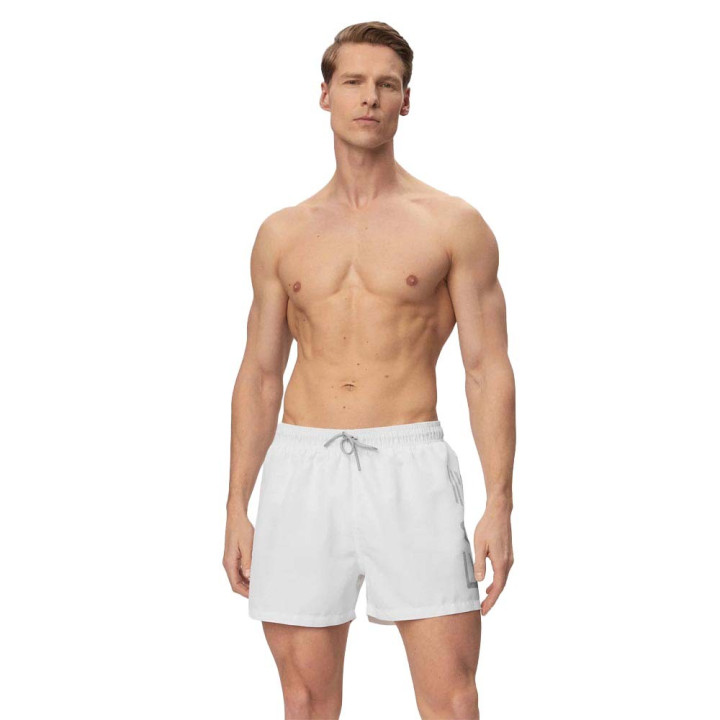 Ea7 Costume Boxer Logo Bianco Uomo