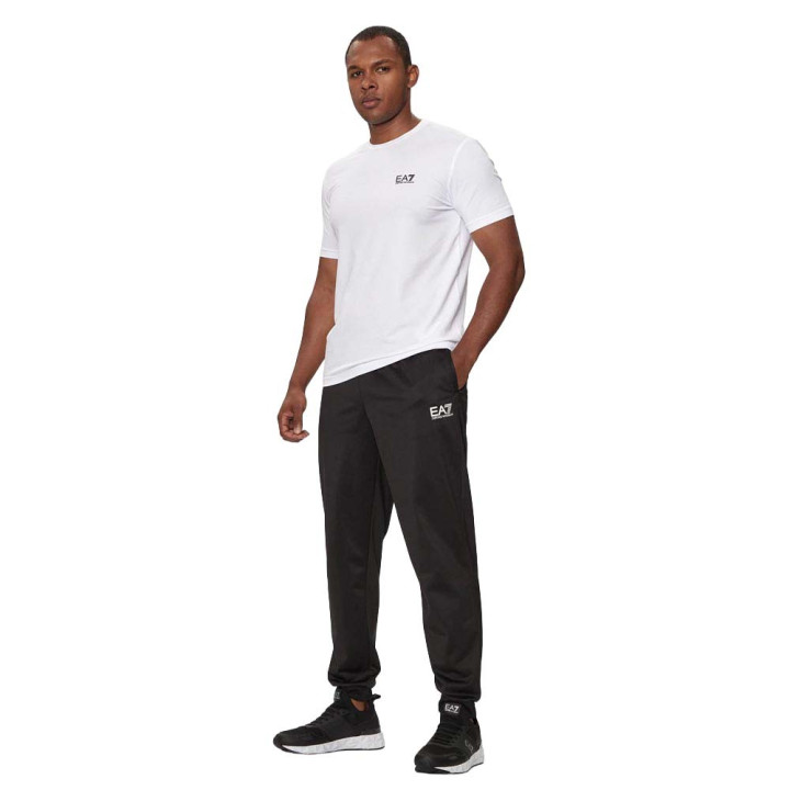 Ea7 T-Shirt Logo Core Identity Bianco Uomo