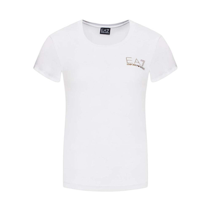 Ea7 T-Shirt Evolution Bianco Donna