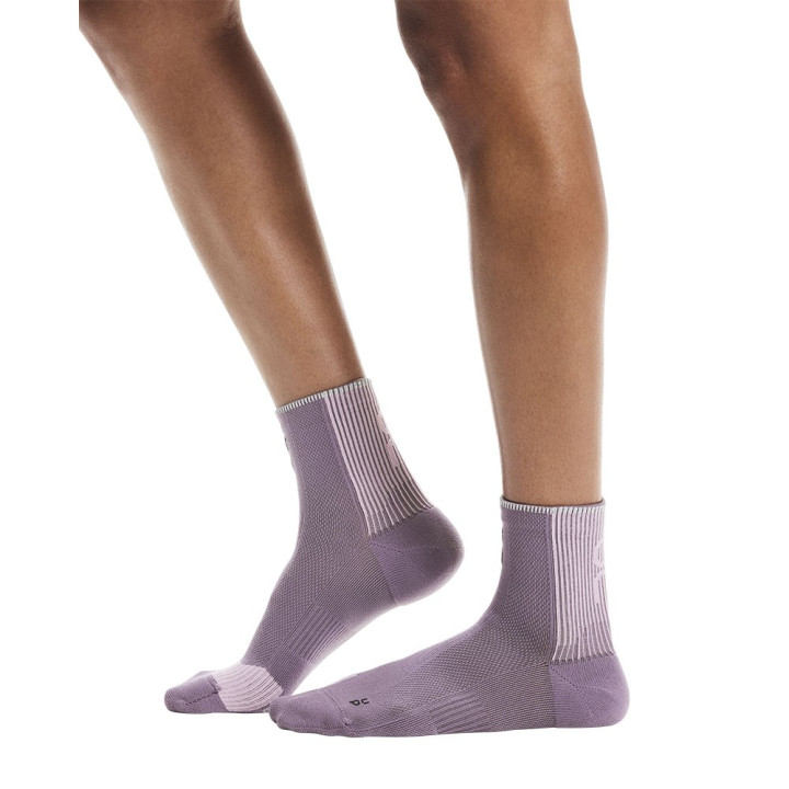 On Calze Running Performance Mid Dewberry Sakura